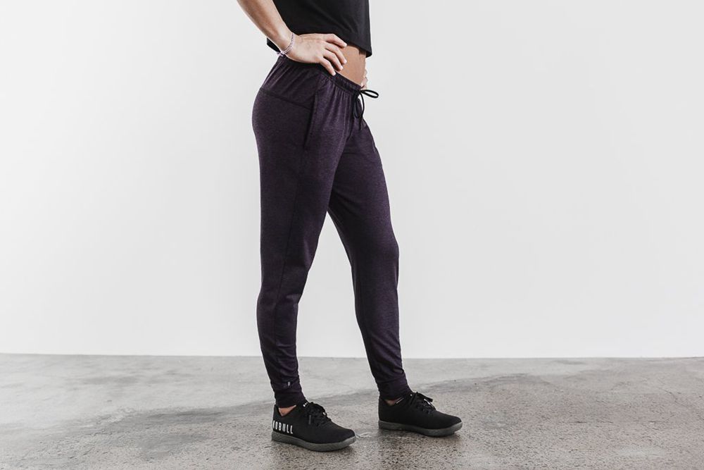 NOBULL Women's Joggers - Plum - Ireland (3679SHDMV)